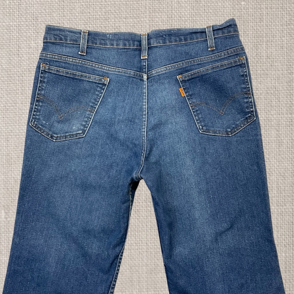 Vtg Levi’s 517 Bootcut Orange Tab Jeans Men’s 38x30 - 70s 80s - Picture 5 of 10
